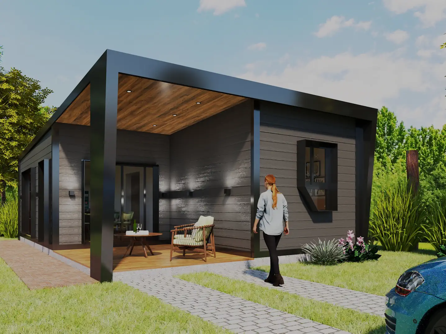 Casa de 2 dormitorios - Casa de 62m² en contenedor